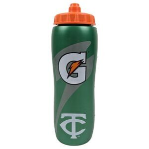 Gatorade 32oz Sport Contour Squeeze Bottle TC Minnesota Twins MLB Hydration‎